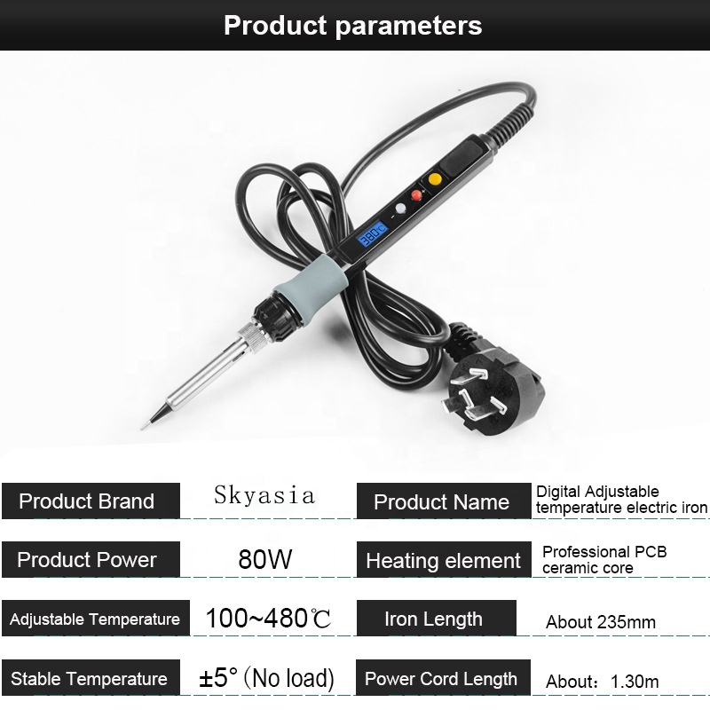 Digital Display Electric Solde - огляд і ціна Soldering Iron Kit
