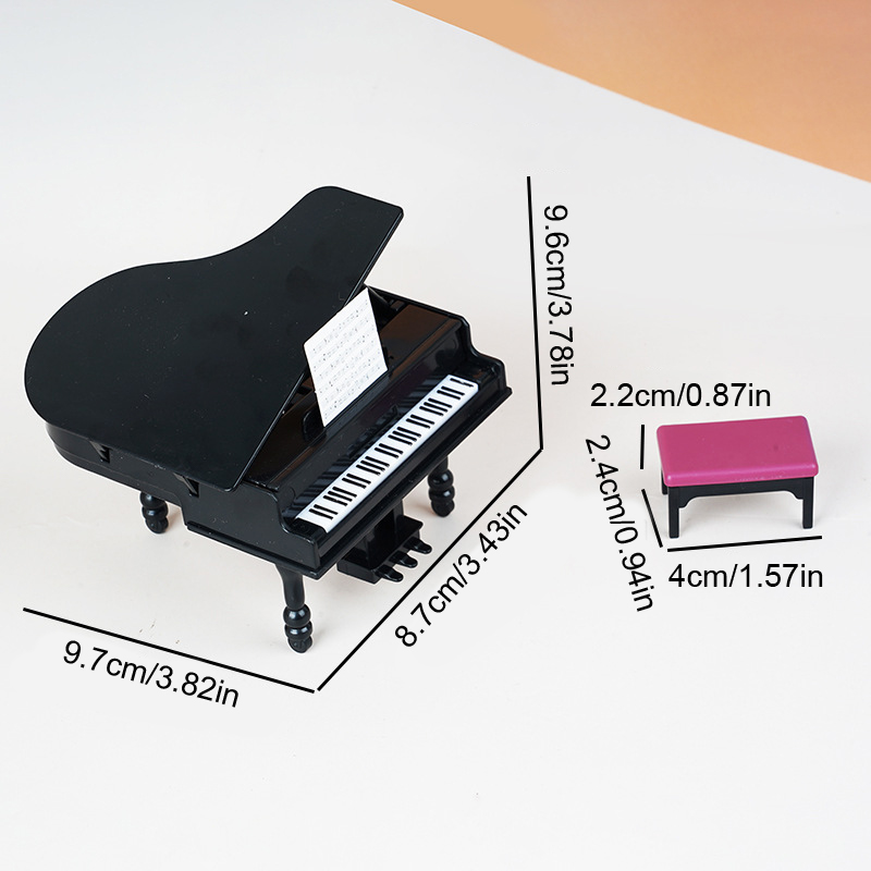 1:12 Dollhouse Miniature Piano - огляд і ціна Diy Electronics Housing