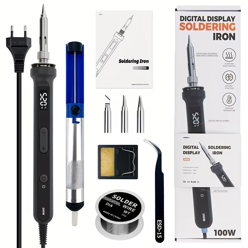 100W Digital Soldering Iron Ki - огляд і ціна Soldering Iron Kit
