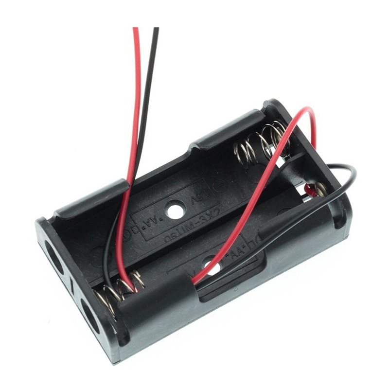 AAAEL-100Pcs 2AA Battery Case  - огляд і ціна Diy Electronics Holder