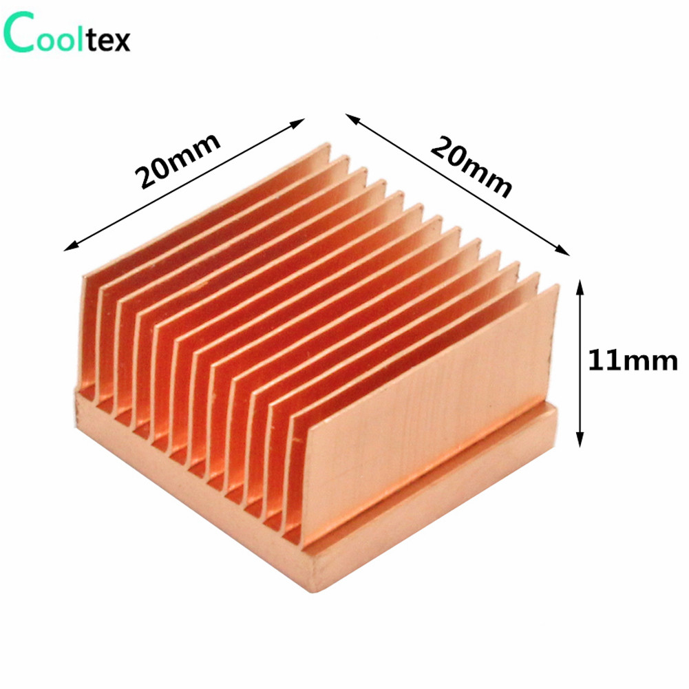 DIY Pure Copper Heatsink Skivi - огляд і ціна Diy Electronics Raspberry Pi