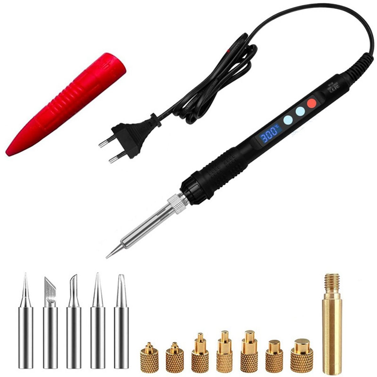 Y17A 90W LED Digital Display S - огляд і ціна Soldering Iron Kit