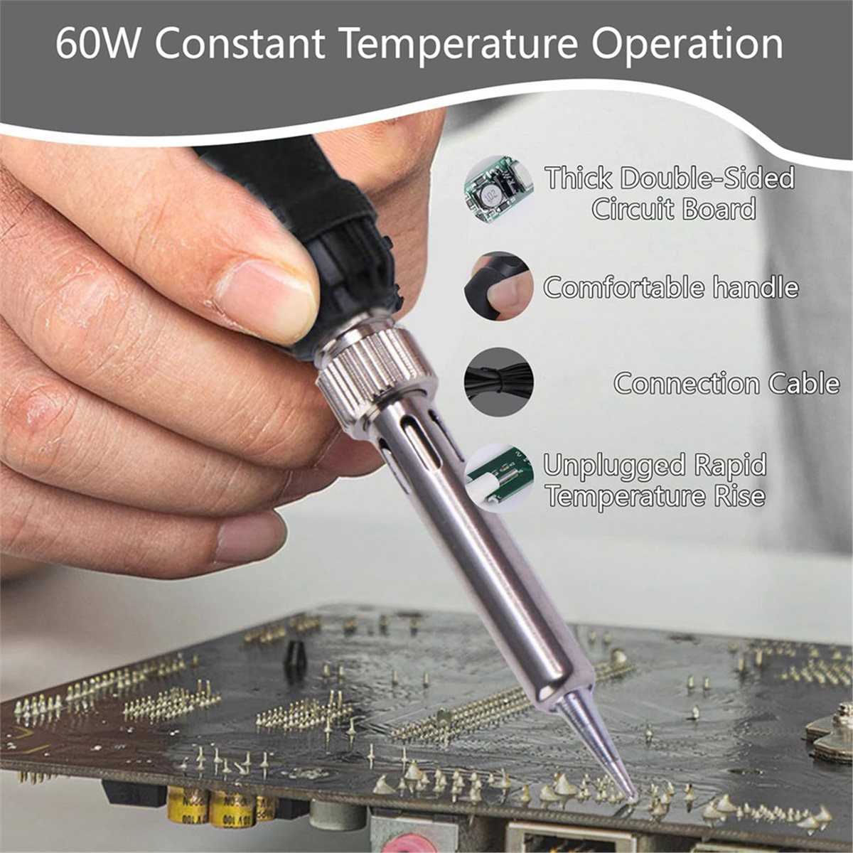 Y17A 90W LED Digital Display S - огляд і ціна Soldering Iron Kit