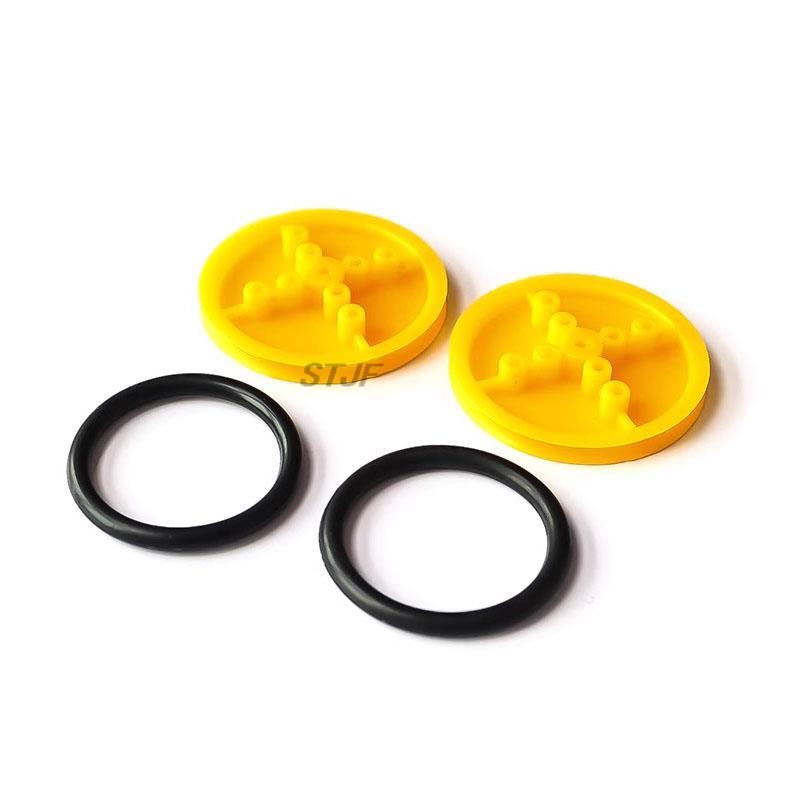 10pcs 410 rubber wheels robot  - огляд і ціна Diy Electronics Motor