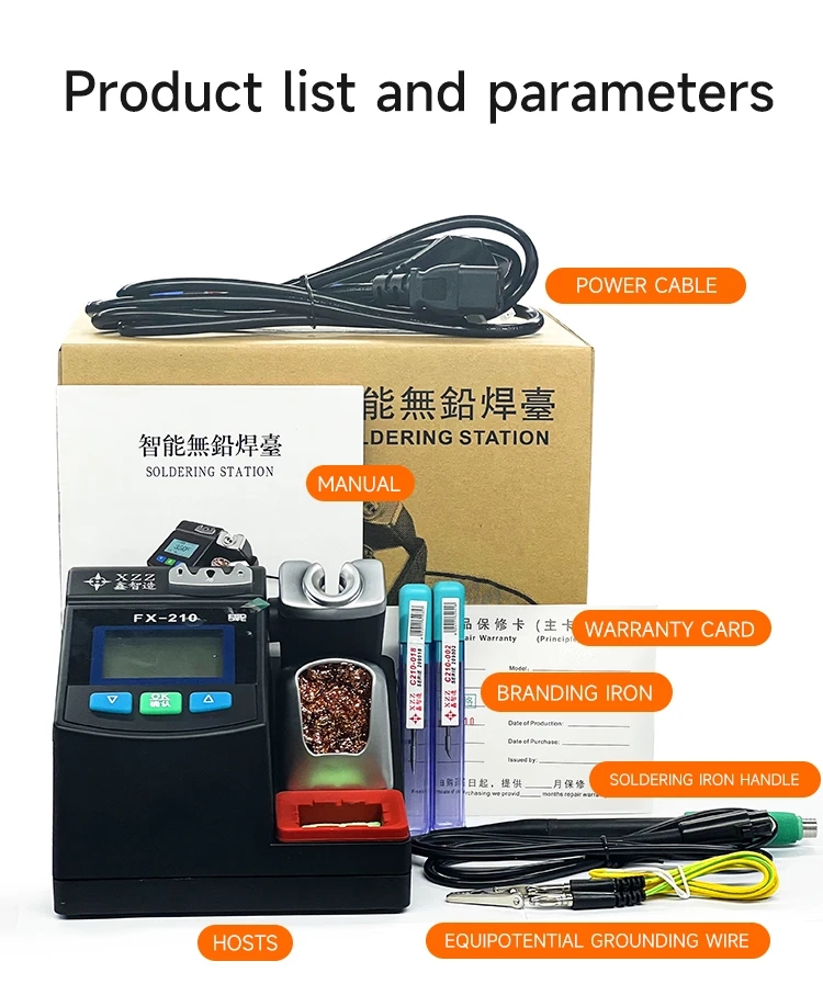XZZ FX-210 Super Precision Sol - огляд і ціна Soldering Iron Kit