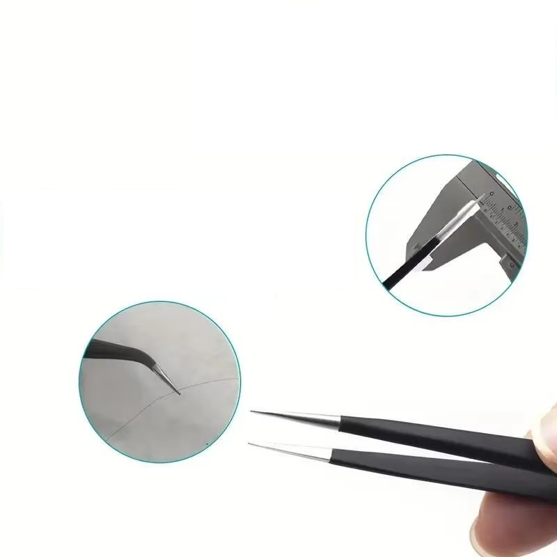 6pcs Precision Long Tweezers S - огляд і ціна Soldering Iron Kit
